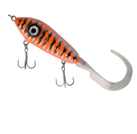 Jerkki Abu Garcia Svartzonker McMy Tail 10 cm/47 g, Hot Pearl/Orange