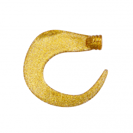 Reservstjärt Svartzonker Rattling Giant Bigtail 2-pack, Gold Glitter