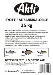 Syöttirae särkikaloille, Ahti, 25 kg