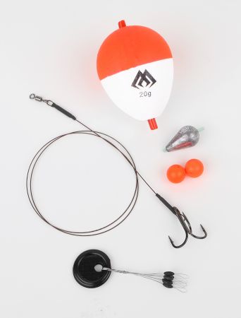 Glidande flöteset för betesfiske storabborre/gös JK-Special 20 g