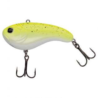 Uistin Berkley Flatt Shad, 50mm, UV Spotted Yellow Neon