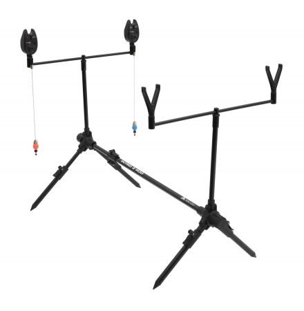 Spöställ Rodpod för två spön, inkl. nappindikatorer, Mikado