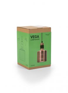 Vega lampskärm med kabel, kupari