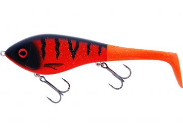 Viehe Swim Tail Suspending (kaksi pyrstöä) 12 cm / 62 g, Fire, Westin