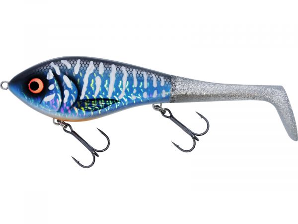 Viehe Swim Tail Suspending (kaksi pyrstöä) 12 cm / 62 g, Lagoon Pike, Westin