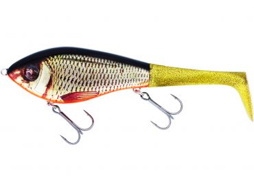 Viehe Swim Tail Suspending (kaksi pyrstöä) 12 cm / 62 g, Real Rudd, Westin