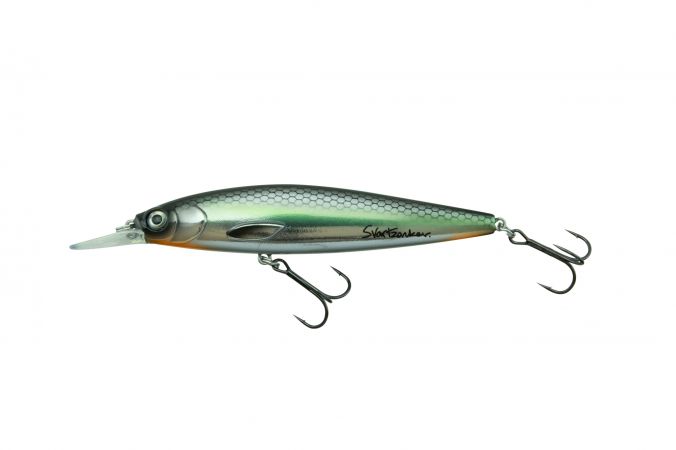 Jerkbait McRumbler Slim 10,5 cm / 17 g, Chrome Herring, Svartzonker