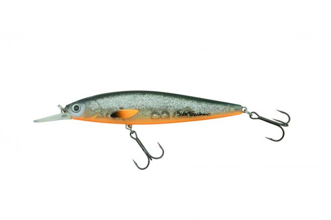 Viehe McRumbler Slim 10,5 cm / 17 g, Glitter Fegis, Svartzonker
