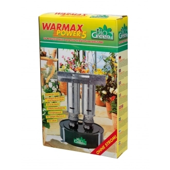 BioGreen Warmax Power 5 -fotogenvärmare med 4 vekar, 0,6 kW